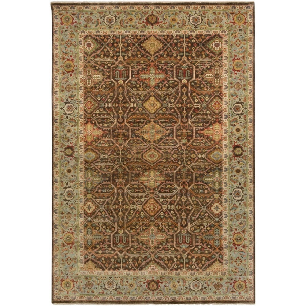 Surya Pazyryk 2 x 3 Area Rug Brown Surya Pazyryk 2 x 3 Area Rug Brown